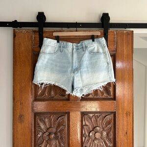 Madewell Light Wash Jean Shorts